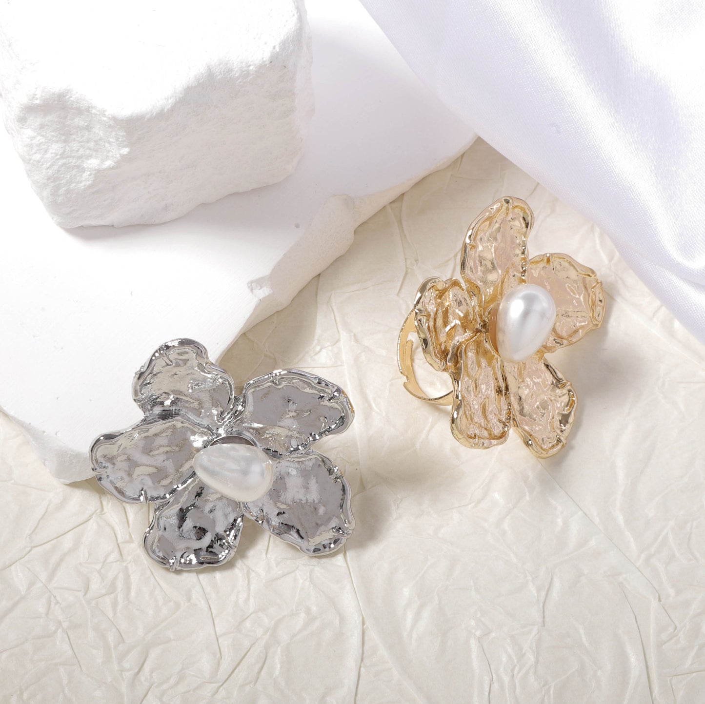 Perla Anillo impresionante para uso diario