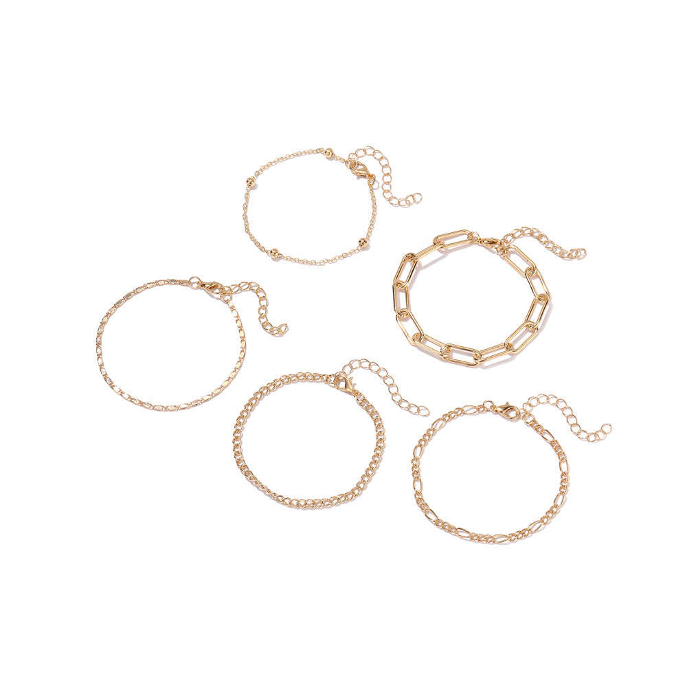 Oro Pulsera elegante para toda ocasión