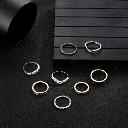 Oro Anillo vintage hecho a mano