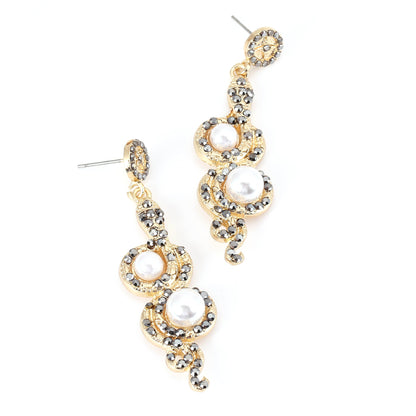 Perla Pendiente clásico con encanto atemporal