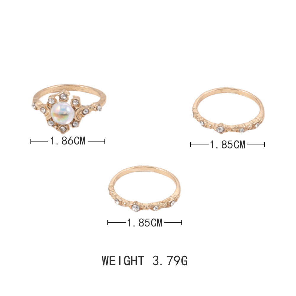 Oro Anillo clásico con encanto atemporal