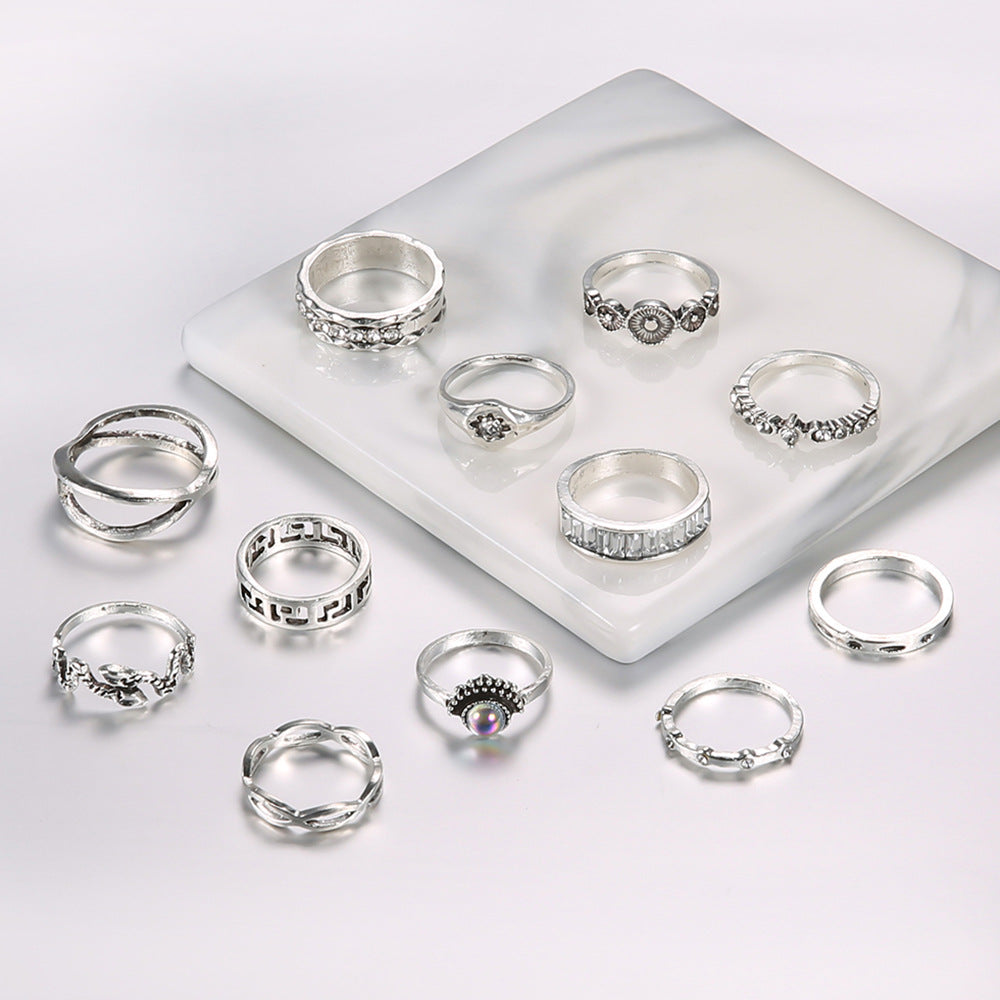 Anillo hermoso con estilo único