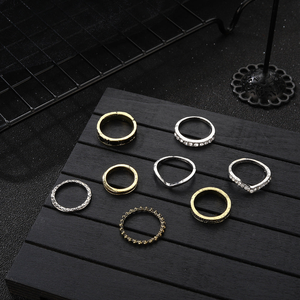 Oro Anillo vintage hecho a mano