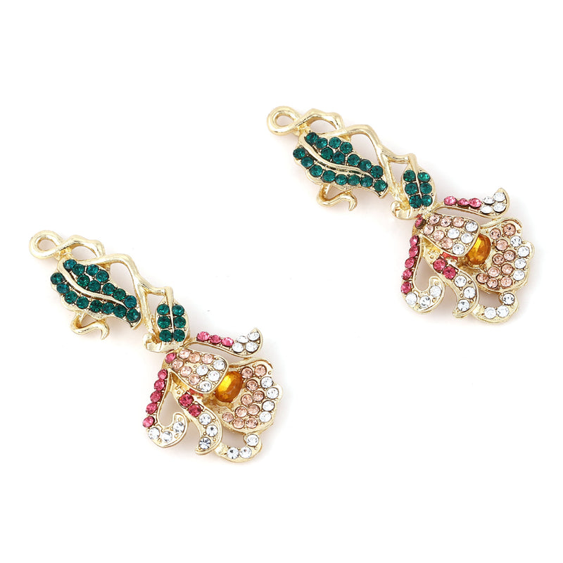 Pendiente vintage hecho a mano