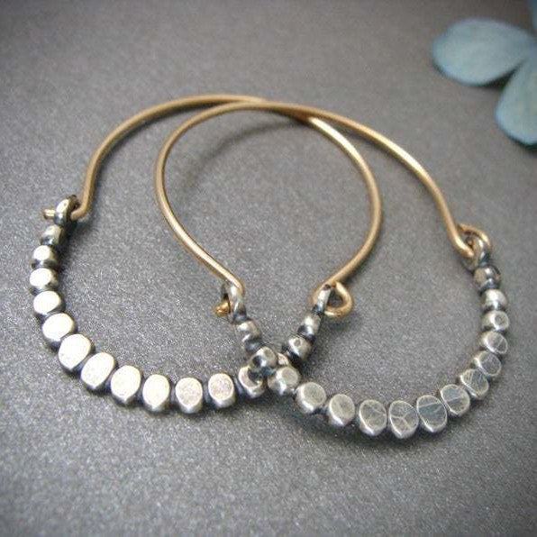 Pendiente vintage hecho a mano