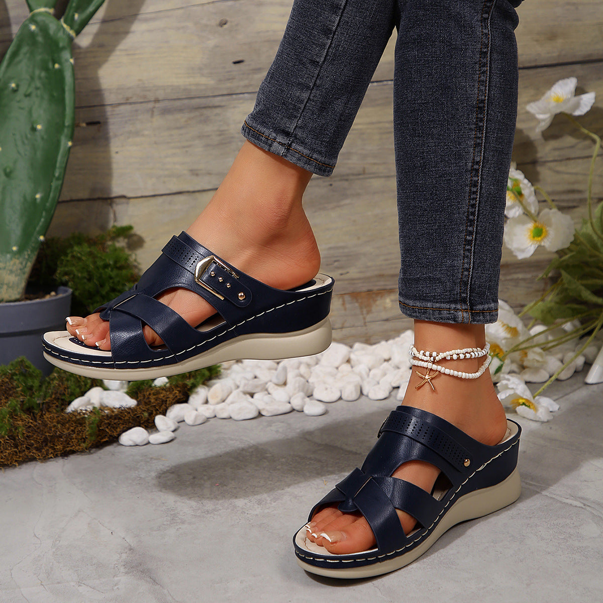 Sandalias Ortopédicos Clásicos con Estilo Atemporal