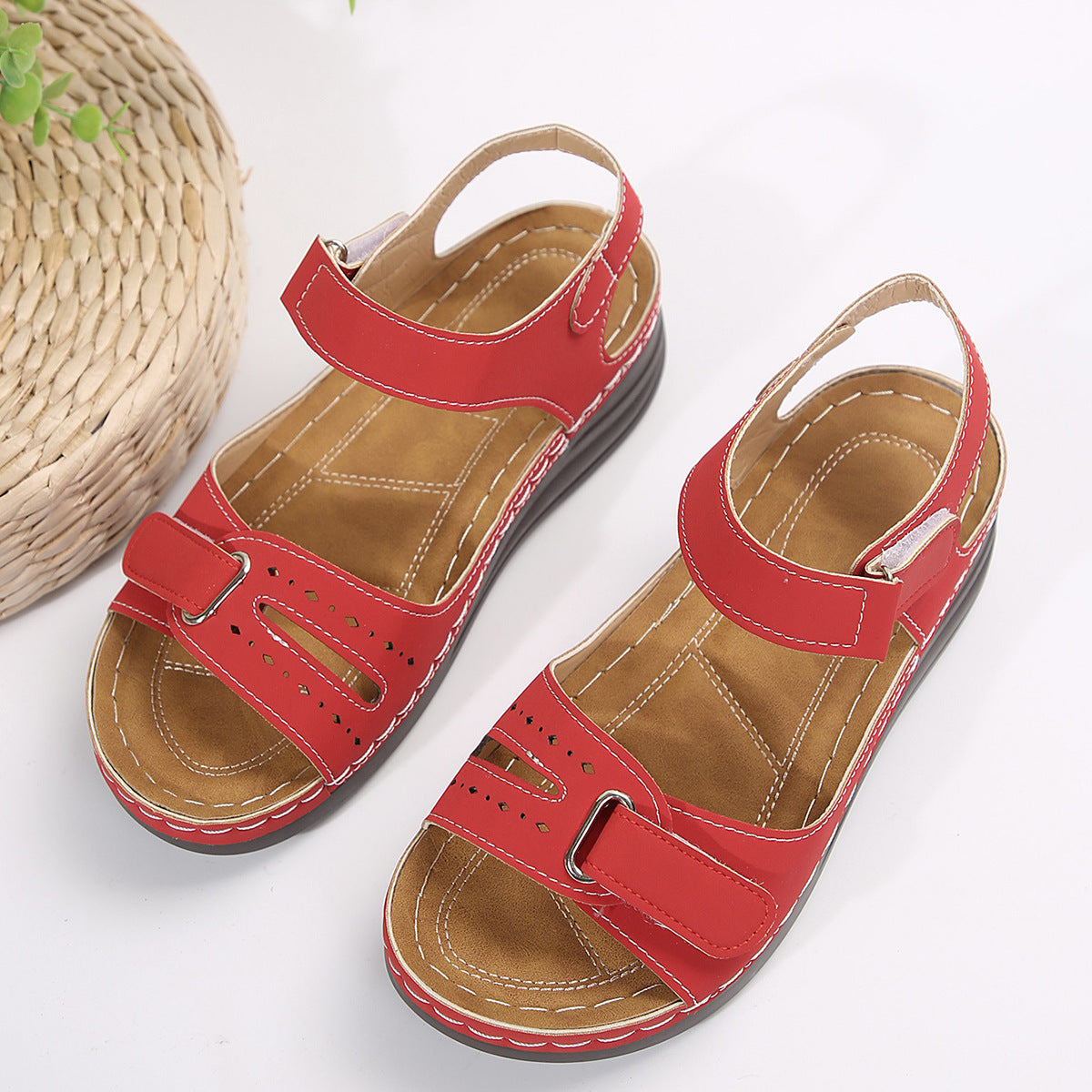 Sandalias Ortopédicos de Inspiración Vintage