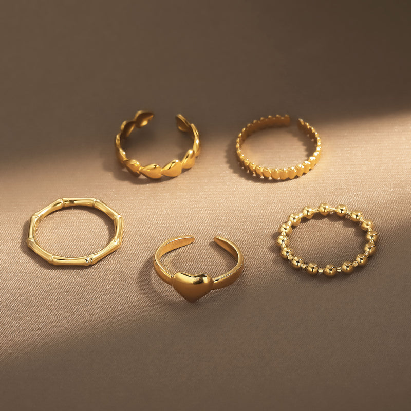 Oro Anillo impresionante para uso diario