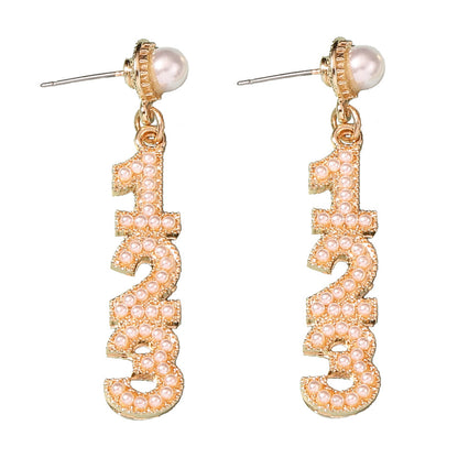 Perla Pendiente encantador para cualquier ocasión