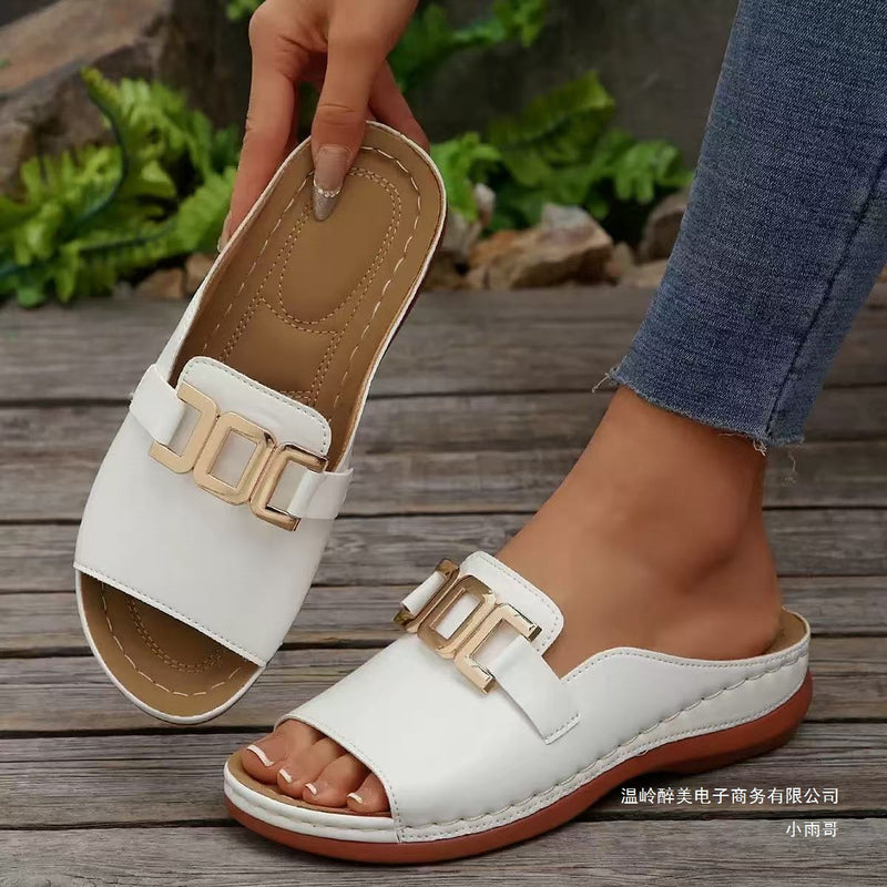 Sandalias Ortopédicos de Inspiración Vintage