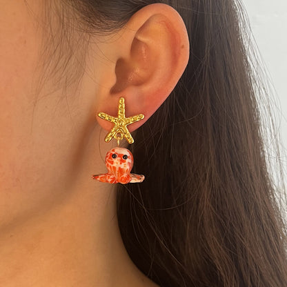 Perla Pendiente artesanal delicado