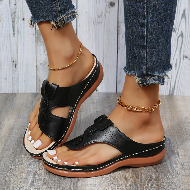 Sandalias Ortopédicos Cómodos para Uso Diario