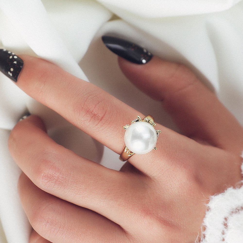 Oro Anillo vintage hecho a mano