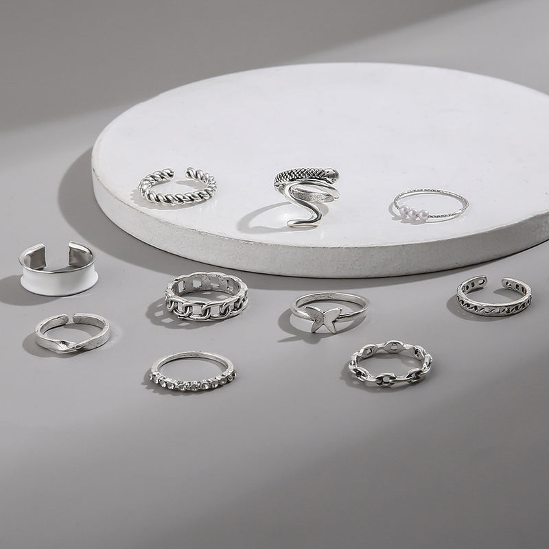 Perla Anillo elegante para toda ocasión