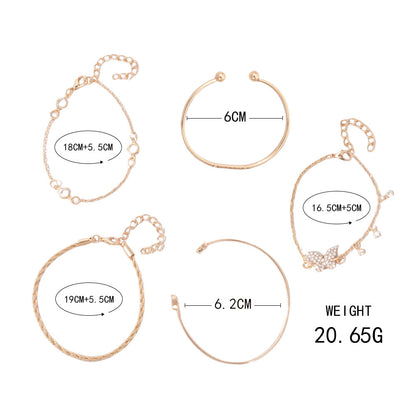 Oro Pulsera hermoso con estilo único