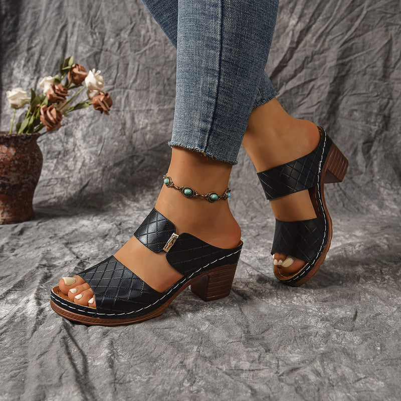 Sandalias Ortopédicos de Inspiración Vintage
