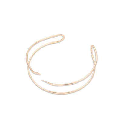 Oro Pulsera hermoso con estilo único