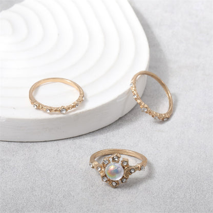 Oro Anillo clásico con encanto atemporal