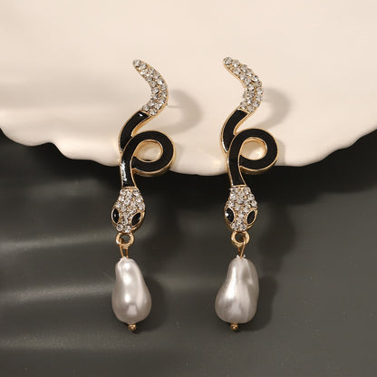 Perla Pendiente clásico con encanto atemporal