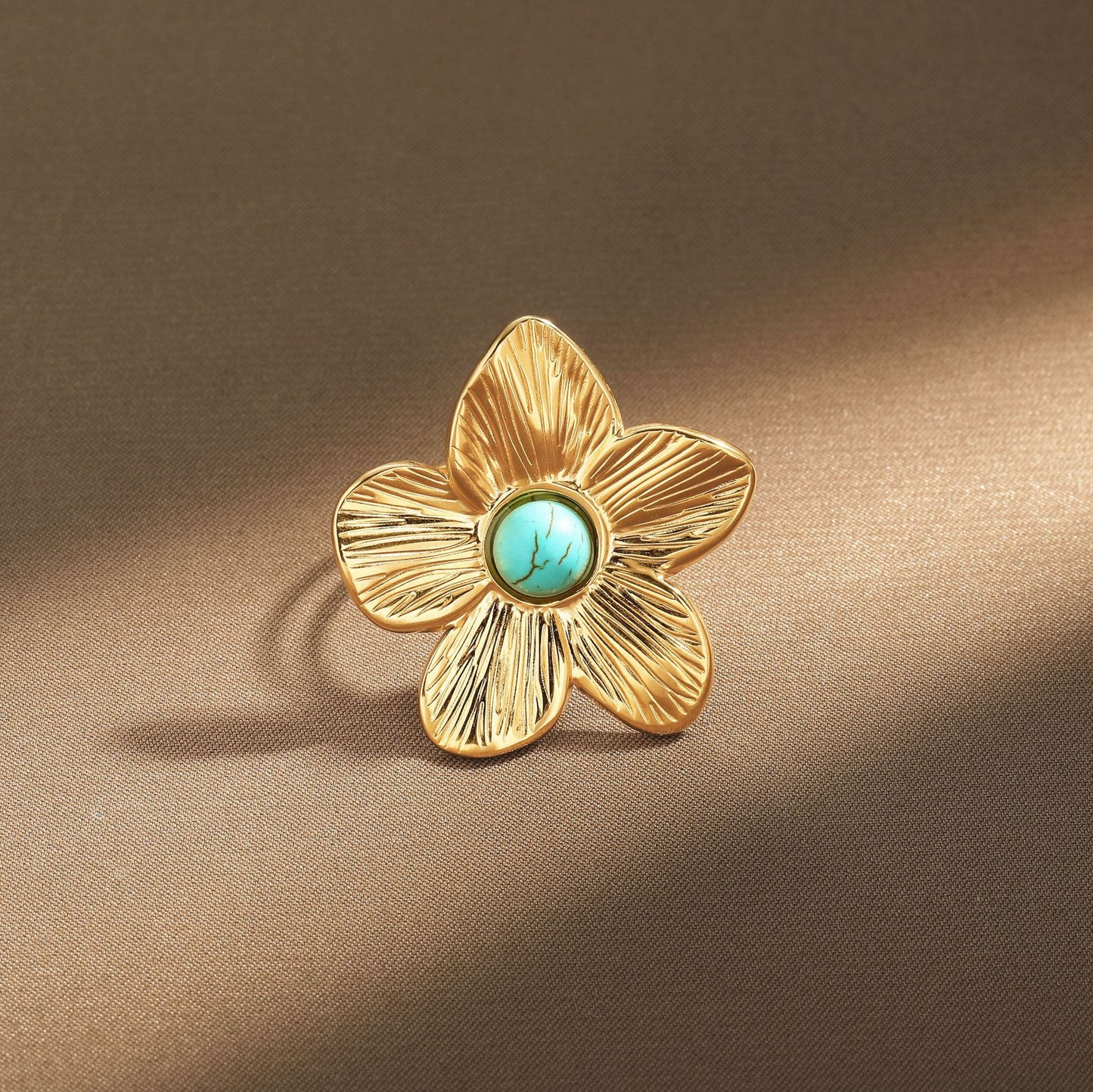 Oro Anillo elegante para toda ocasión