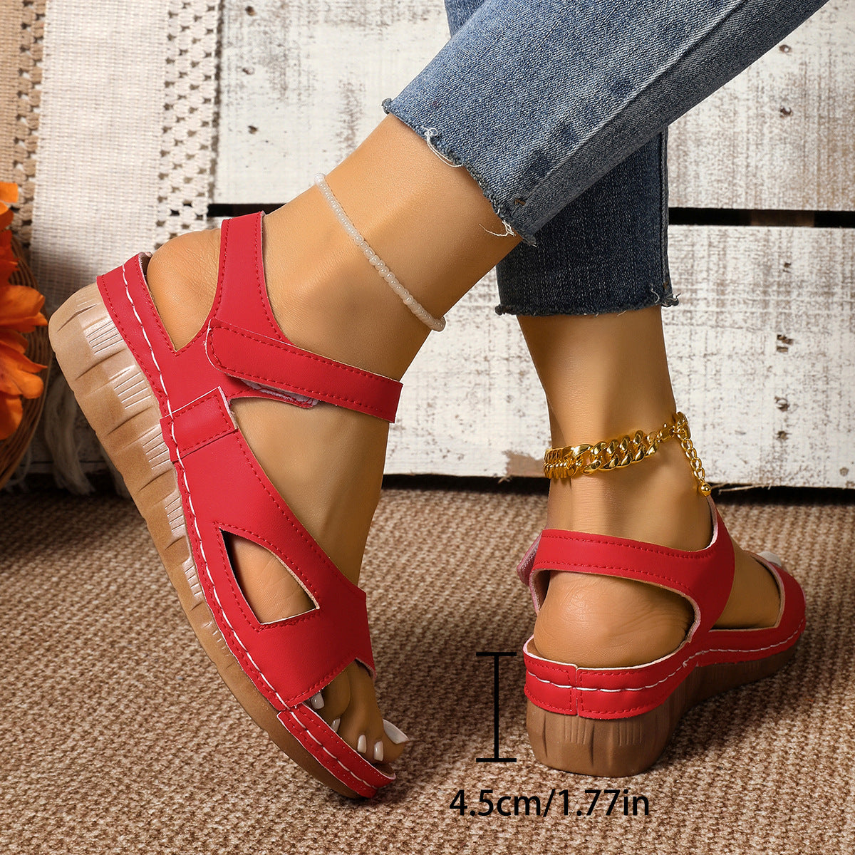 Sandalias Ortopédicos de Inspiración Vintage