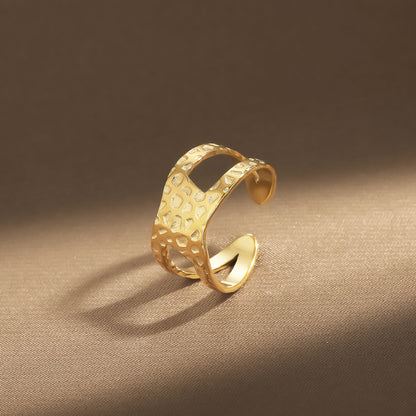 Oro Anillo elegante para toda ocasión