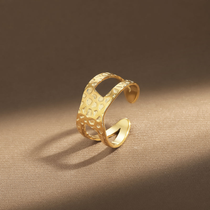 Oro Anillo elegante para toda ocasión