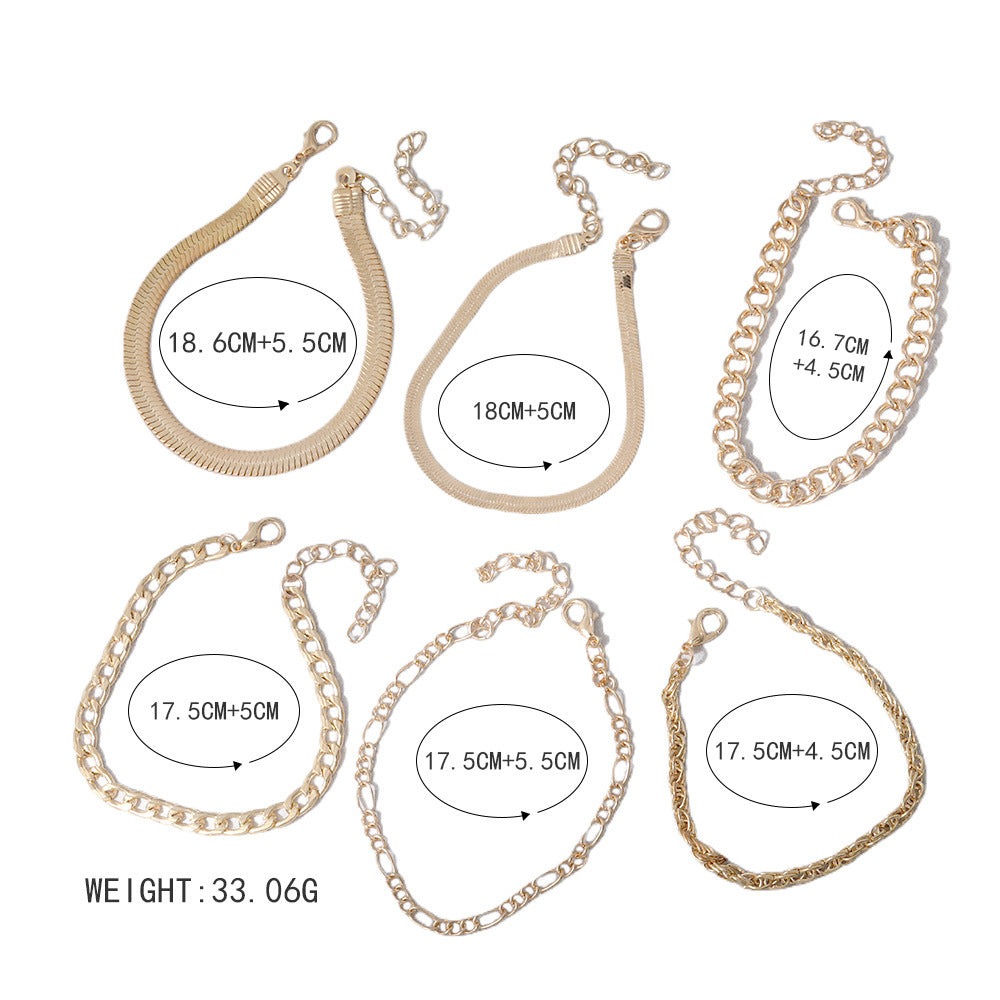 Oro Pulsera encantador para cualquier ocasión