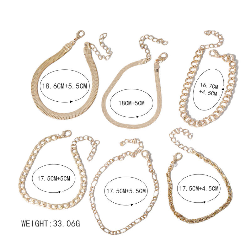 Oro Pulsera encantador para cualquier ocasión