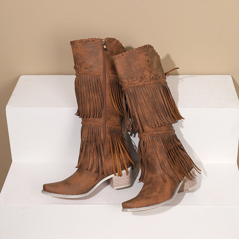 Botas ortopédicas de inspiración vintage