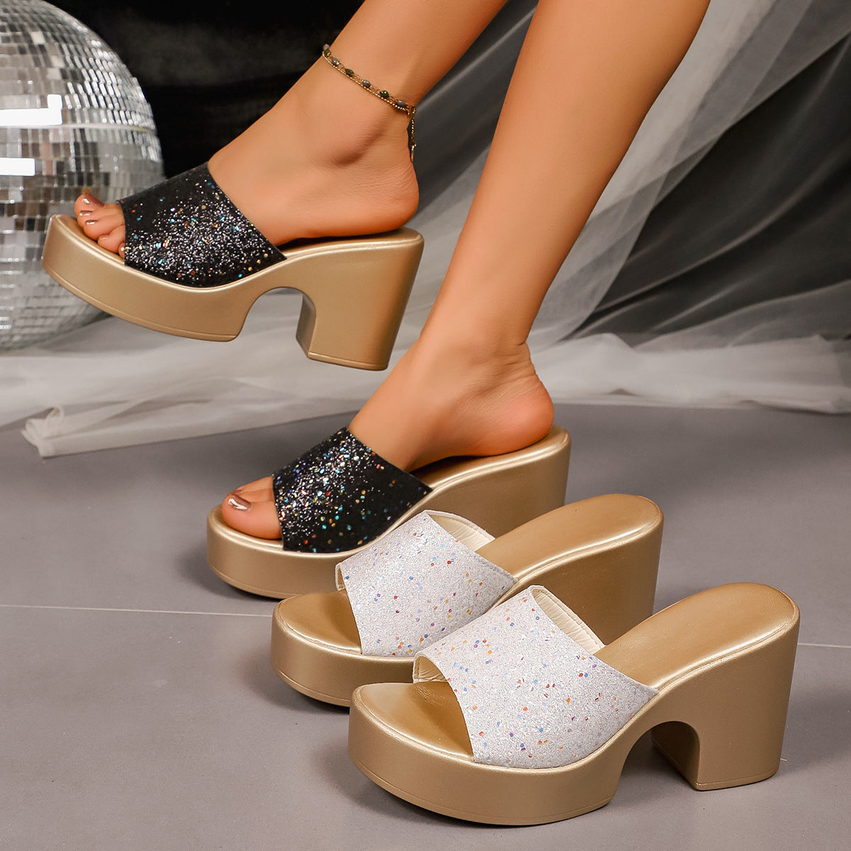 Tacones Ortopédicos Chic con Diseño Único