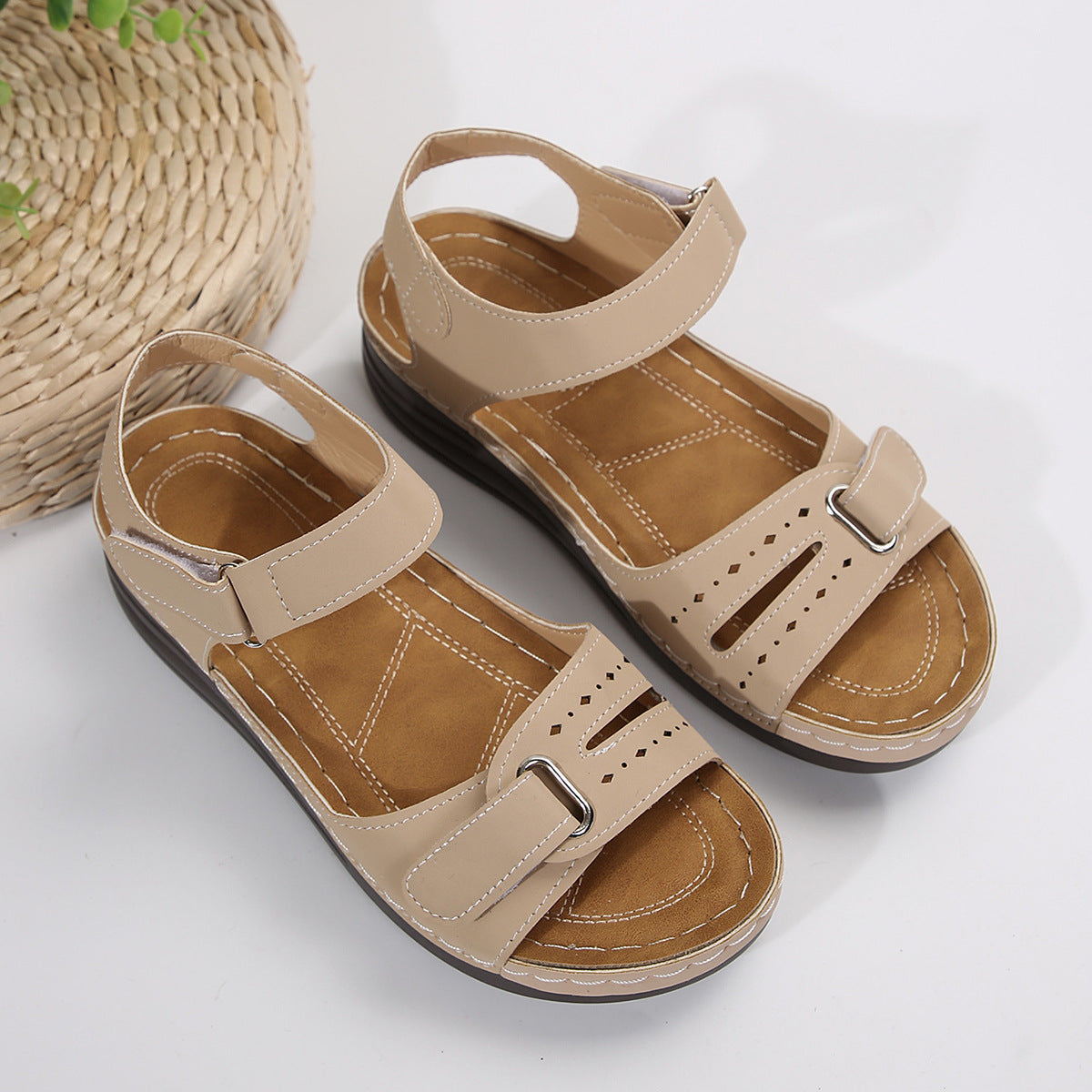 Sandalias Ortopédicos de Inspiración Vintage