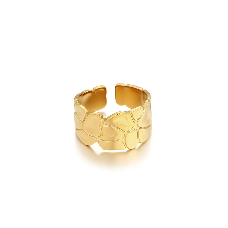 Oro Anillo elegante para toda ocasión