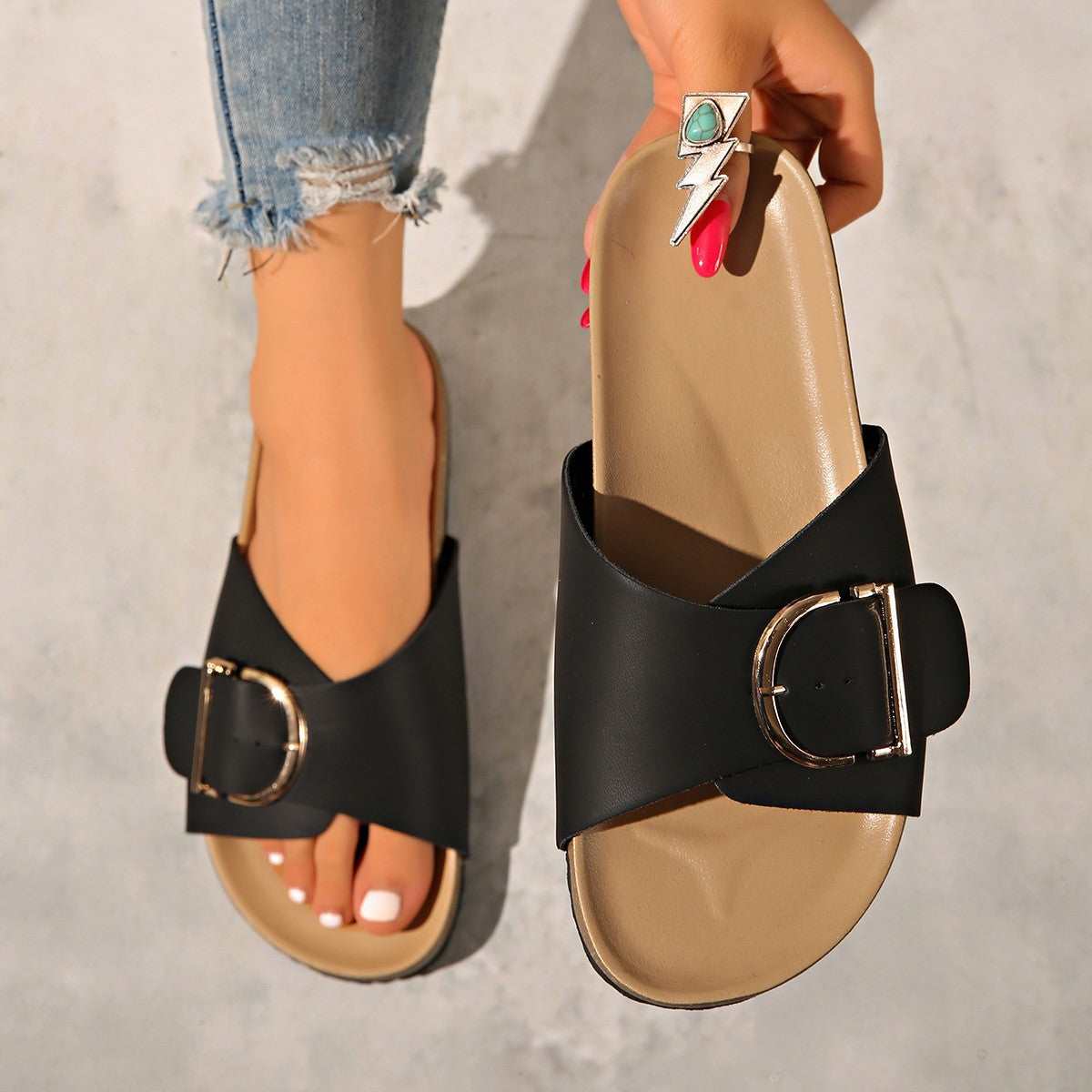 Sandalias Ortopédicos Cómodos para Uso Diario