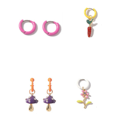 Pendiente vintage hecho a mano