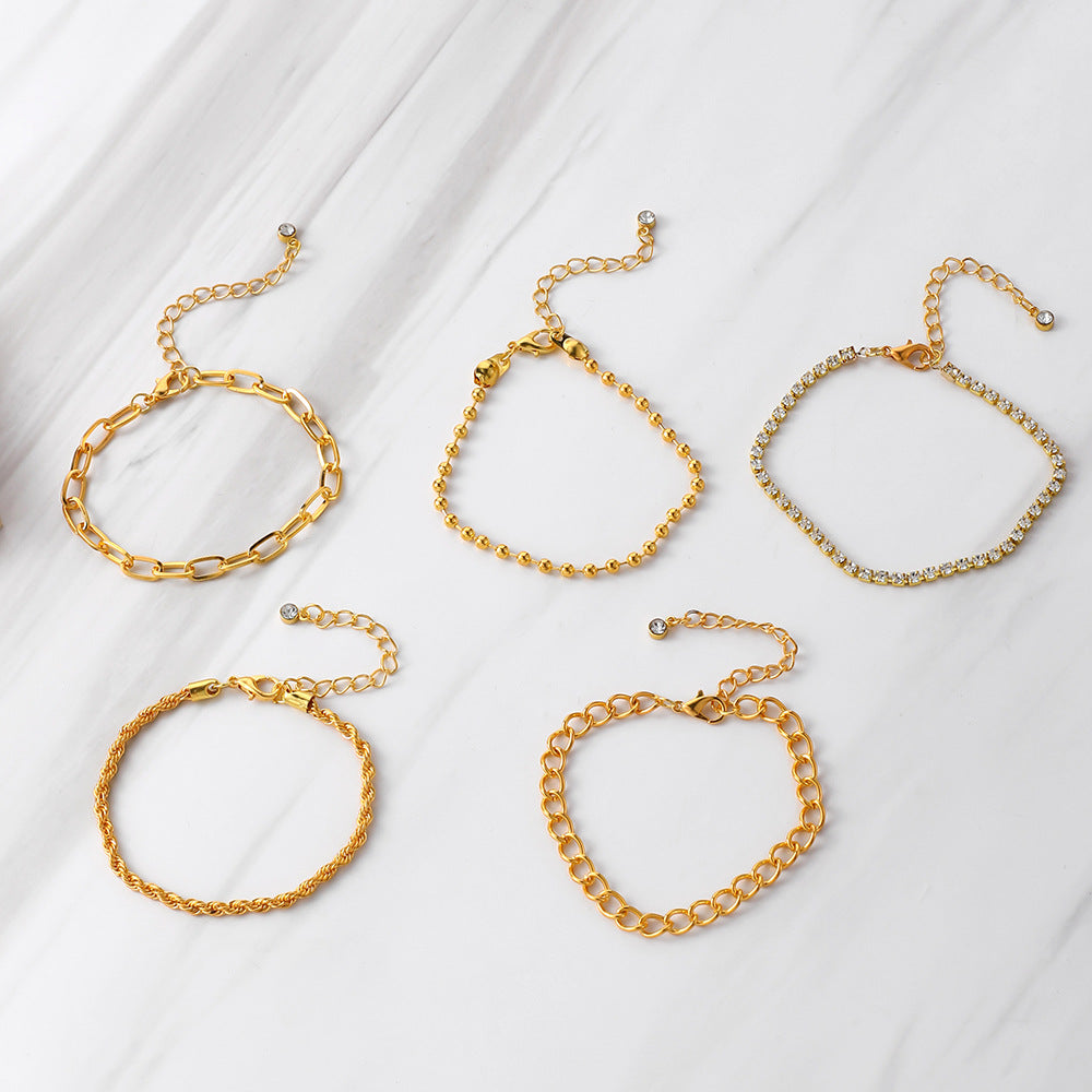 Oro Pulsera romántico para momentos especiales