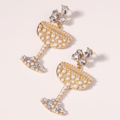 Perla Pendiente clásico con encanto atemporal