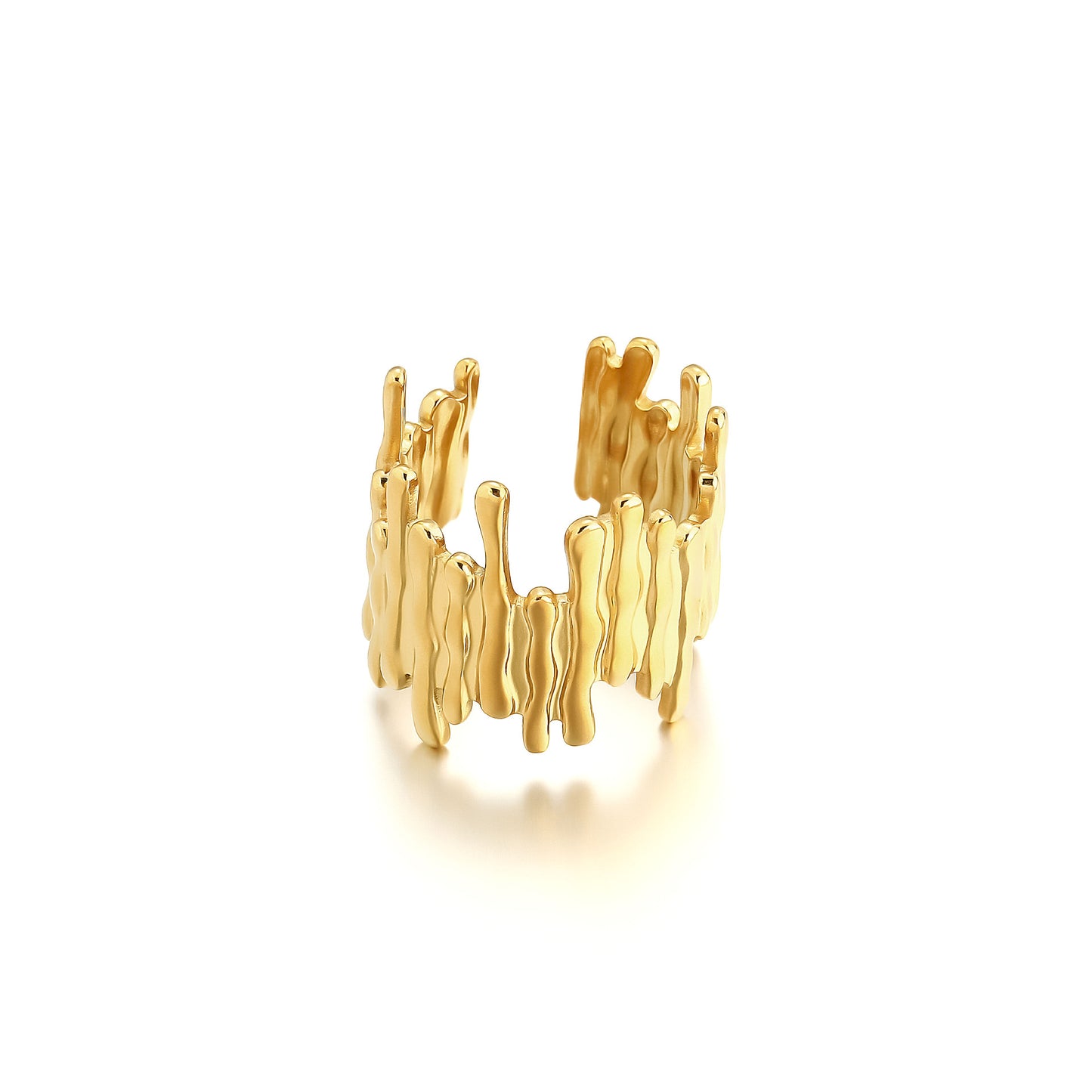 Oro Anillo elegante para toda ocasión