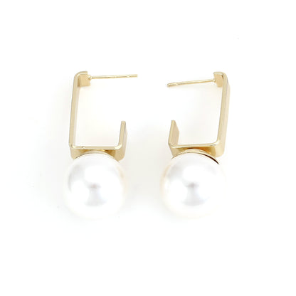 Perla Pendiente artesanal delicado