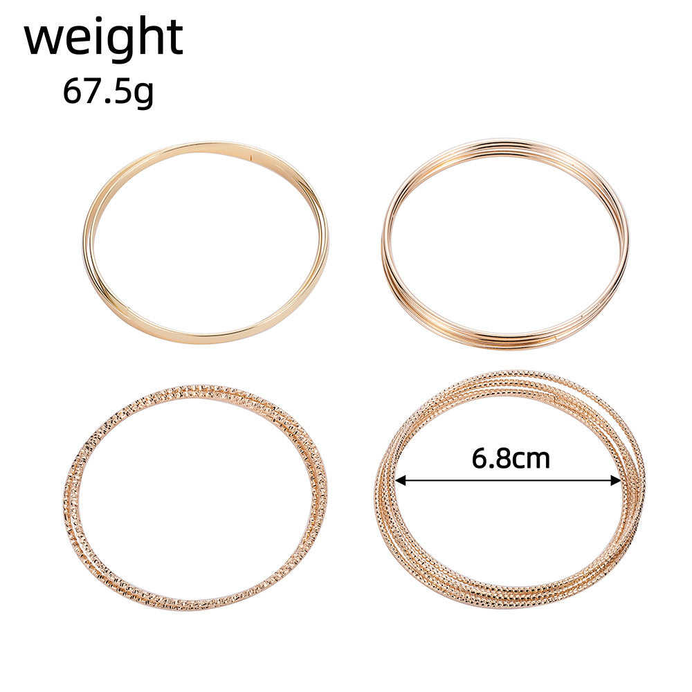 Oro Pulsera hermoso con estilo único