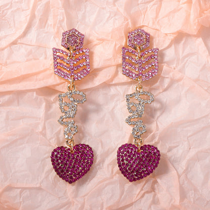 Pendiente vintage hecho a mano