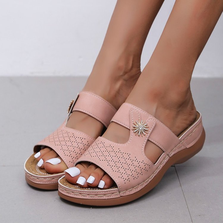Sandalias Ortopédicos de Inspiración Vintage