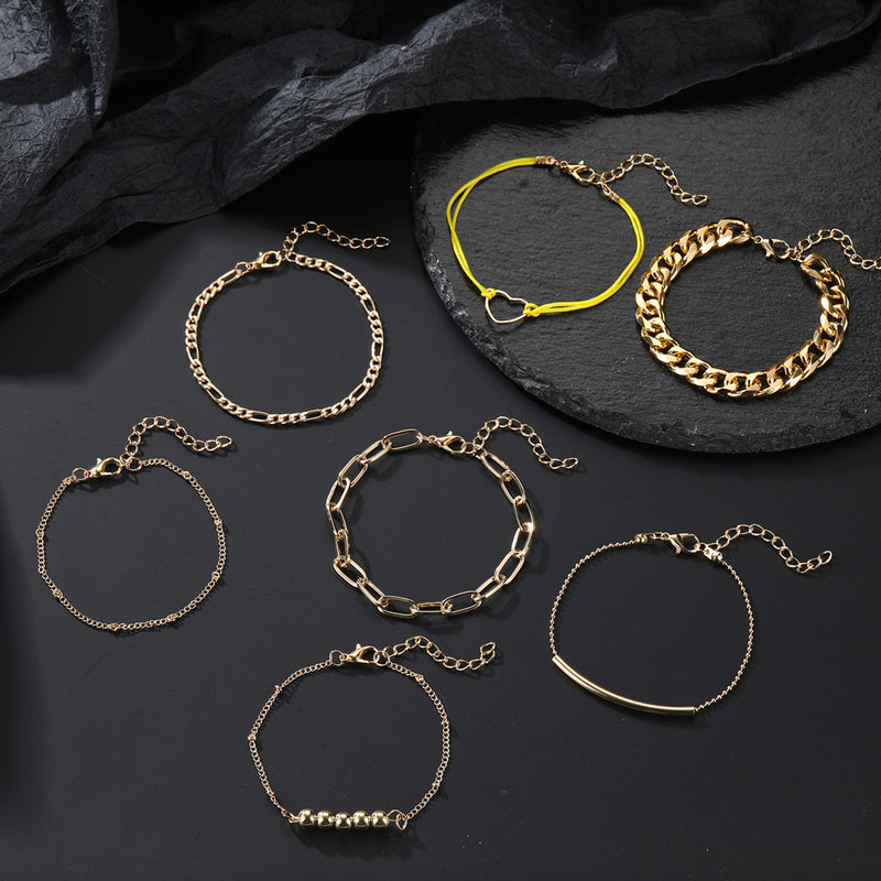 Oro Pulsera elegante para toda ocasión