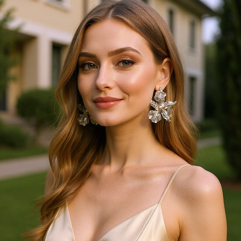 Plata Pendiente elegante para toda ocasión