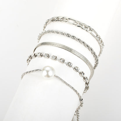 Perla Pulsera hermoso con estilo único