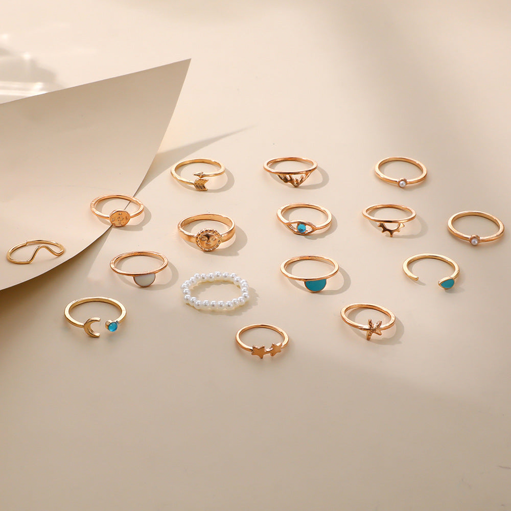 Perla Anillo elegante para toda ocasión