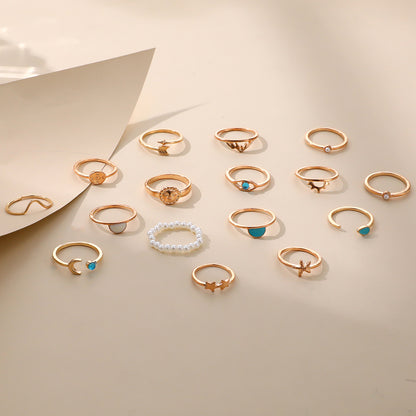 Perla Anillo elegante para toda ocasión