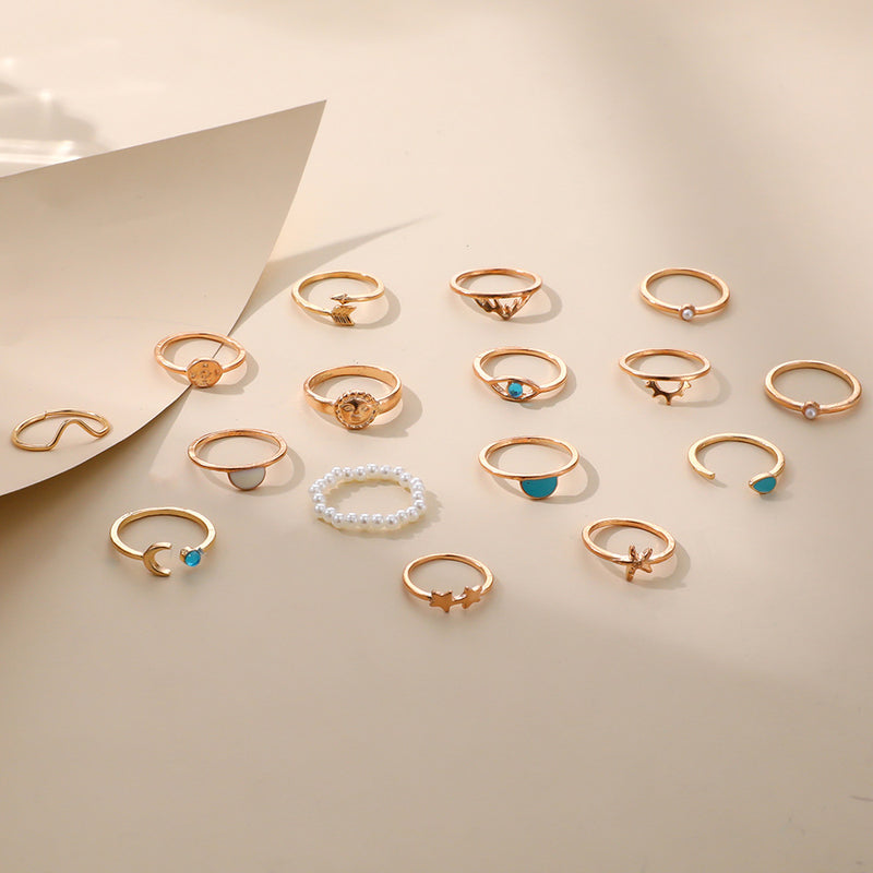 Perla Anillo elegante para toda ocasión