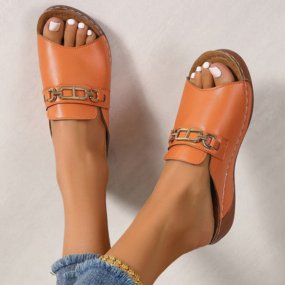 Sandalias Ortopédicos Elegantes con Look Moderno