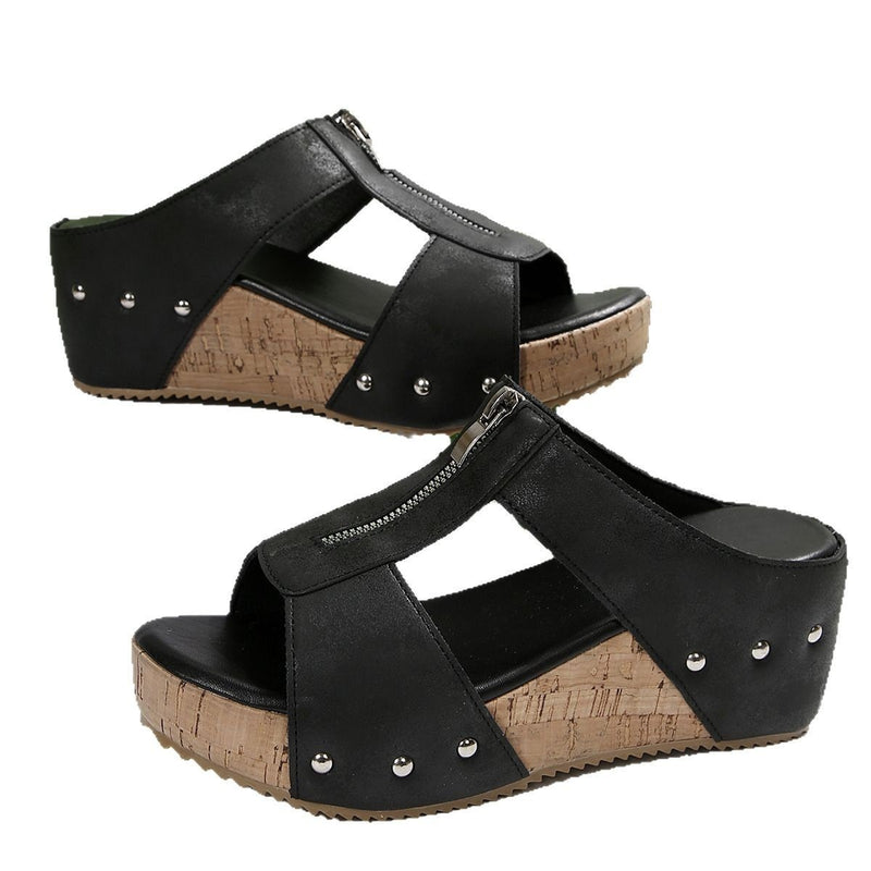 Sandalias Ortopédicos de Inspiración Vintage